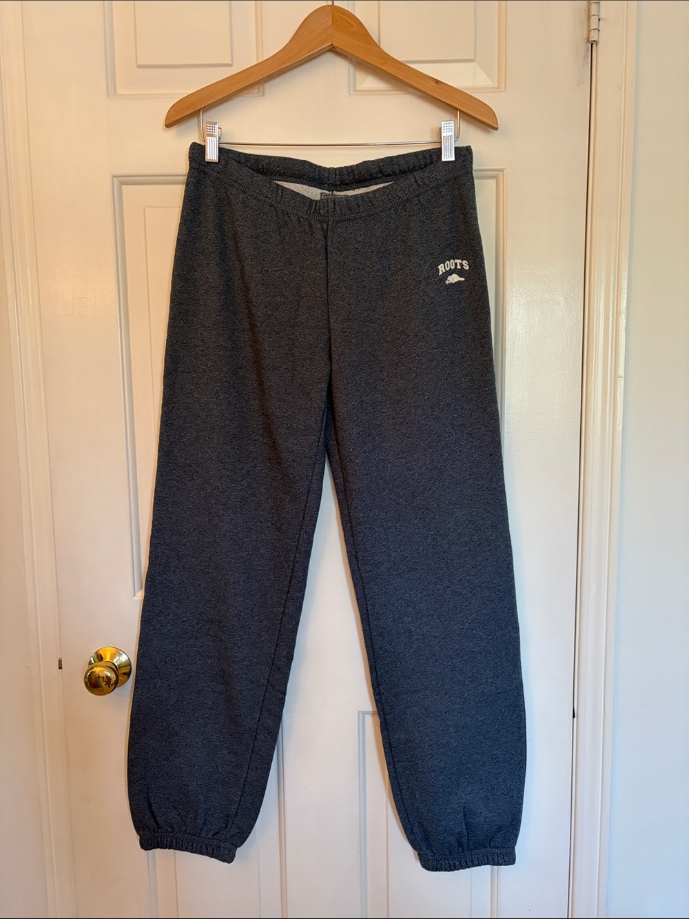 Vintage Roots 73 Athletics Fleece Sweatpants Blue Grey SM (excellent condition)